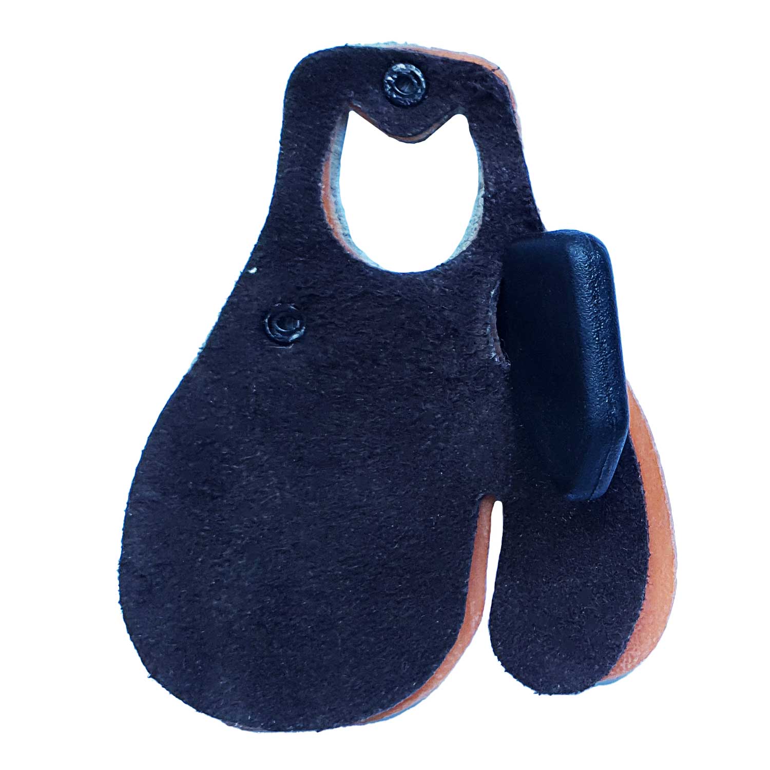 BEARPAW Schießhandschuh Winter – Für Bogensport, Aus Robustem Leder & Fleece, Schwarz, 5-Finger
