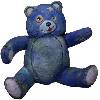 3D Target blue teddy from Naturfoam