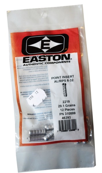 12 Easton Aluminum Inserts 