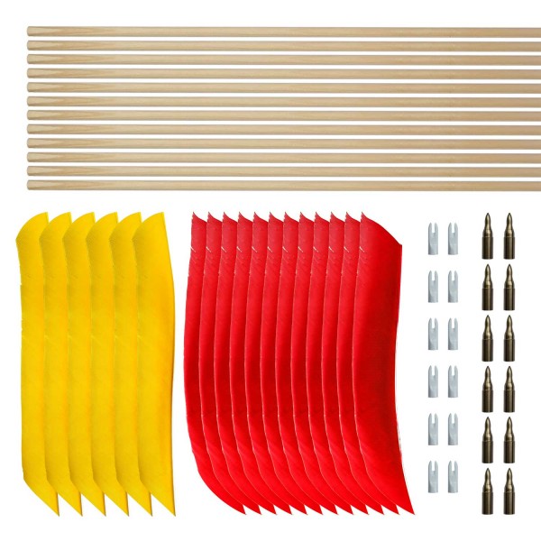 Construction Set for Arrows: Yellow/Red