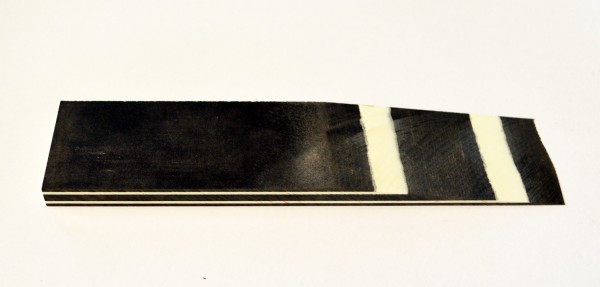 Wedge for limbs white / black 200 x 45 x 10 mm