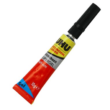  UHU Rapid All-Purpose Adhesive Gel/10 g in Tube Base price per 100g amounts94,96 Euro