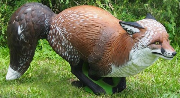 3D Tier Naturfoam rennenden Rotfuchs