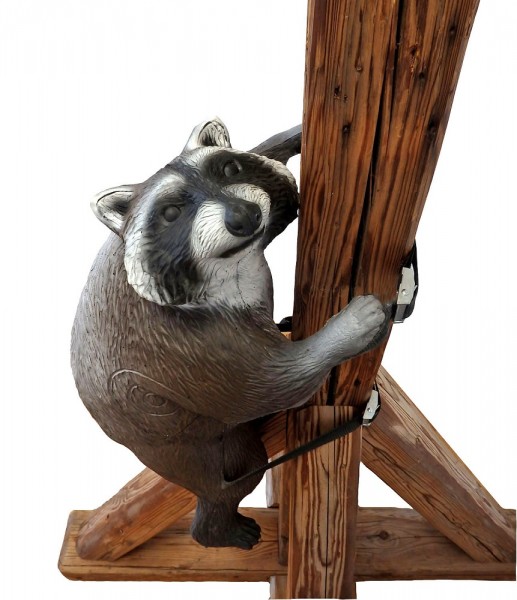 Leitold 3D animal raccoon climbing with harness