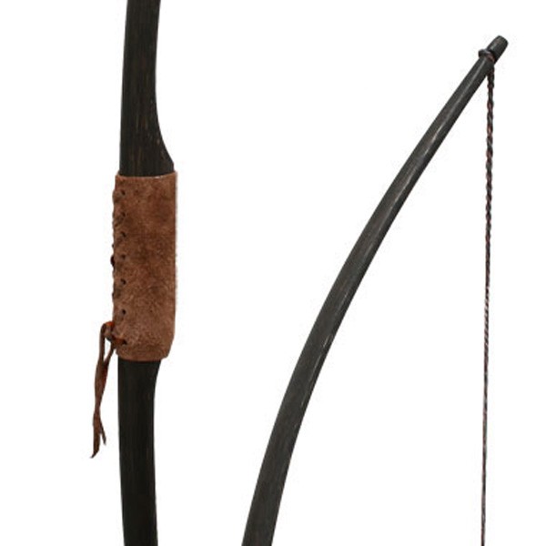 LARP bow rattan Marksman 50 inches black stained