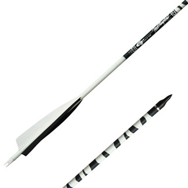 arrow Gold Tip Ted Nugent Signature 5 "fletching black / white