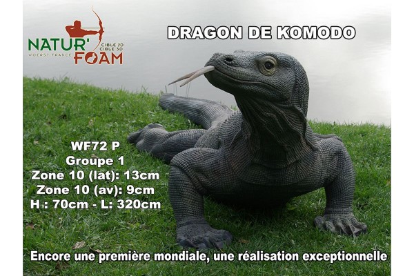 3d-Target Naturfoam Komodo Dragon