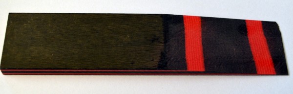 Keil für Wurfarme rot/schwarz 200 x 45 x 10 mm