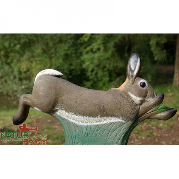 3D Tier Naturfoam rennendes Kaninchen