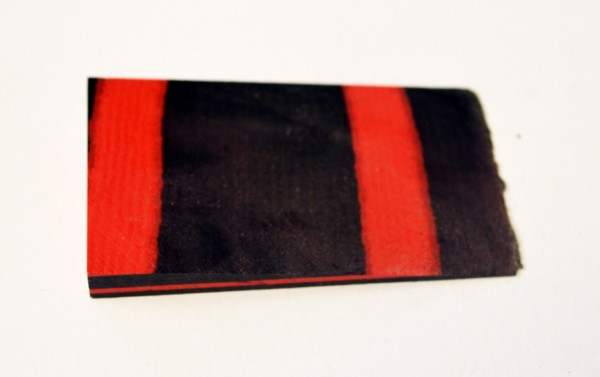 Keil für Wurfarm Tips rot/schwarz 75 x 45 x 10 mm