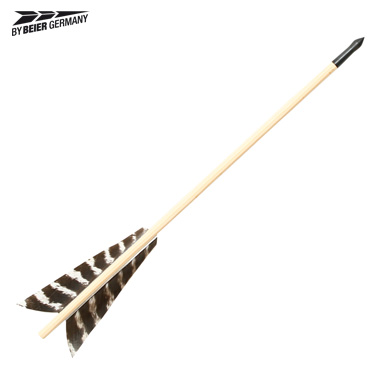 Mittelalterlicher Pfeil brown arrow mit Bodkin Holzpfeil Holzpfeile bis 65 lbs 