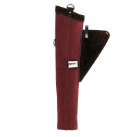 Seitenköcher Set Burgund M mit RH Seitenköcher
