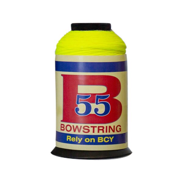 BCY, B55 String Material 1/4 lbs Spool Dacron Fluo. Yellow