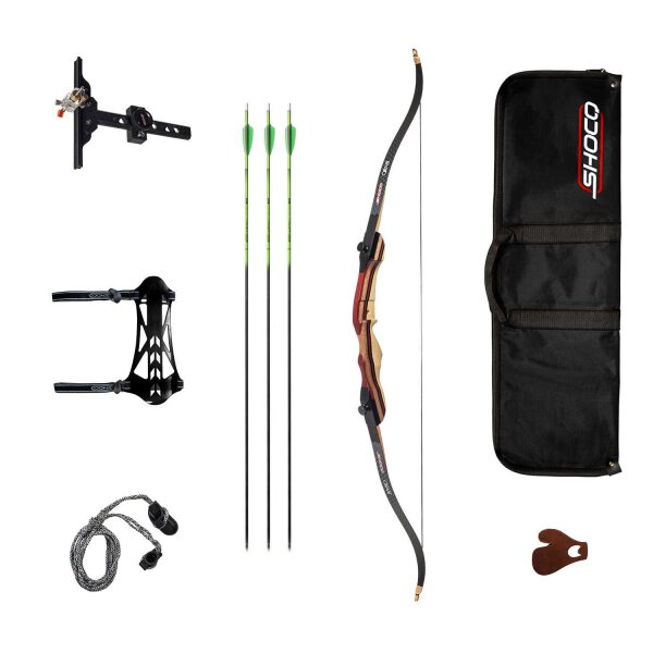 Shocq Beginner Archery Set 58 Inch 14 lbs RH