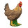IBB 3D Tier Henne Braun