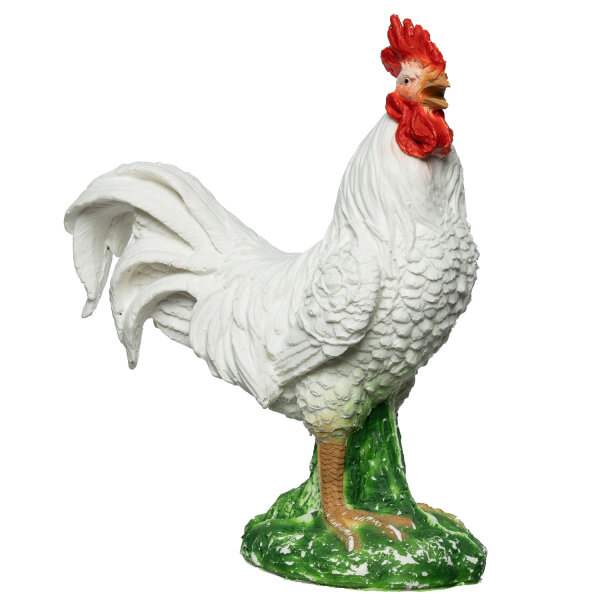 IBB 3D Tier Hahn Weiß