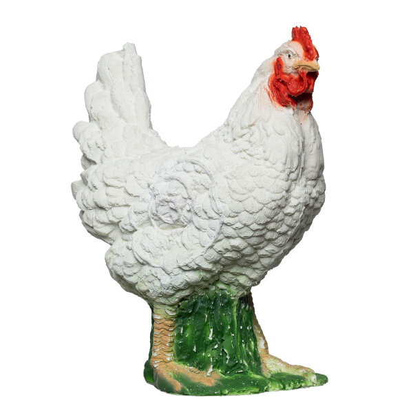 IBB 3D Tier Henne Weiß