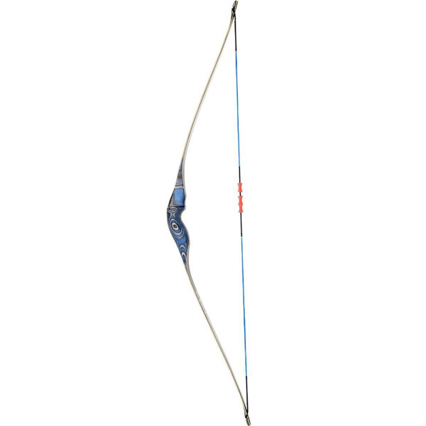 Hybridbogen Little Hawk  36 Zoll 12 bis 16 lbs RH Blau