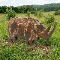 3D Ethafoam Target Woolly Rhinoceros right looking...