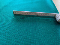 Pfeilfangnetz grün, Reste - wie Neu extra stark 3 Meter hoch 2,5 Meter breit - 3 Meter hoch mit zwei Webfehler