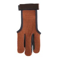 Schießhandschuh Orange Baumwolle & Leder
