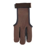 Schießhandschuh Brown Baumwolle & Leder