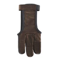 Schießhandschuh Brombeere Baumwolle & Leder XL
