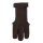 Schießhandschuh Dark Brown Baumwolle & Leder