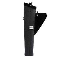 Second Choice Side quiver Black cotton & leather version RH