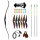 Beier Recurvebogen Peacock Komplettset 60 Zoll 25 lbs für Rechtshänder