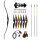 Beier Recurvebogen Peacock Komplettset 60 Zoll 25 lbs für Linkshänder