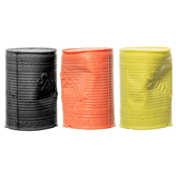Germany Set IBB 3D Spinach Cans Black – Red – Yellow