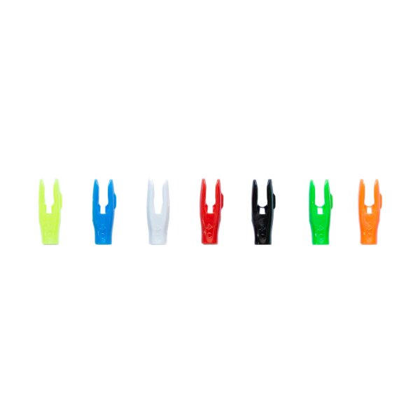 25er Pack Skylon Pin Nocken für Carbonpfeil Novice Farbe Orange