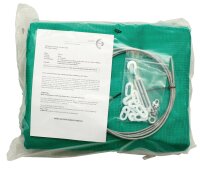 Pfeilfangnetz Set: grün 3,5 Meter extra stark und 3...