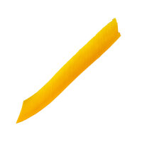 Naturfeder, Spiral Wrap Einfarbig RW Farbe Gelb