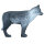 Leitold 3D Tier Wolf laufend