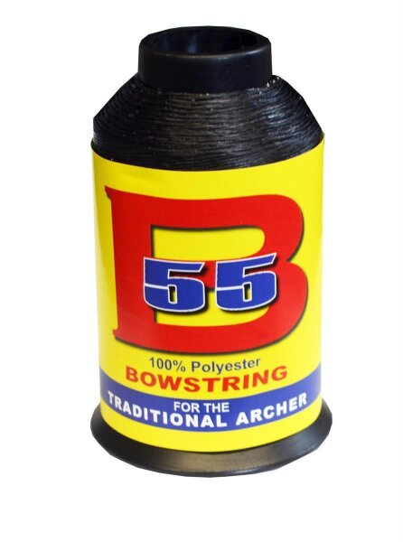 BCY Sehnengarn B 55 1 lbs Spule Farbe Schwarz