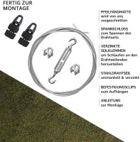 Green Nature Pfeilfangmatte Arrow Safe 3 Meter hoch 2 Meter Breit