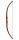 Childrens sports bow made of rattan Gambler 40 inches dark stained draw weight 20 lbs