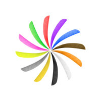 3 Inch Parabolic Natural Feather Solid Color RW Solid Color Feathers Pink