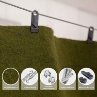 Backstop mat Green Nature remnants - like new Size 1.9 meters wide - 2 meters high