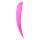 5 Zoll Parabol Naturfeder Einfarbig RW Einfarbige Federn Pink