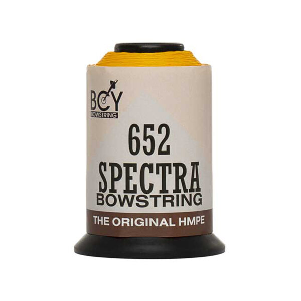 BCY Tendon Thread - 1/8 lbs Spool 652 Spectra Fast Flight Color Yellow