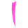 4 Zoll Shield-Naturfeder Einfarbig RW Einfarbige Federn pink