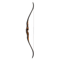 Hunting recurve hardwood 62 inch version RH draw weight 45 lbs