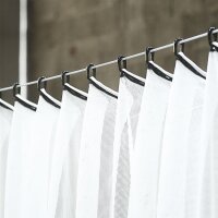 Kostengünstiges Pfeilfangnetz weiß, für entspanntes Schießen inklusive Zubehör Größe 12 Meter breit - 2,7 Meter hoch