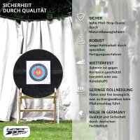 Backstop netting white Max Stop 2,7 meters high including accessories