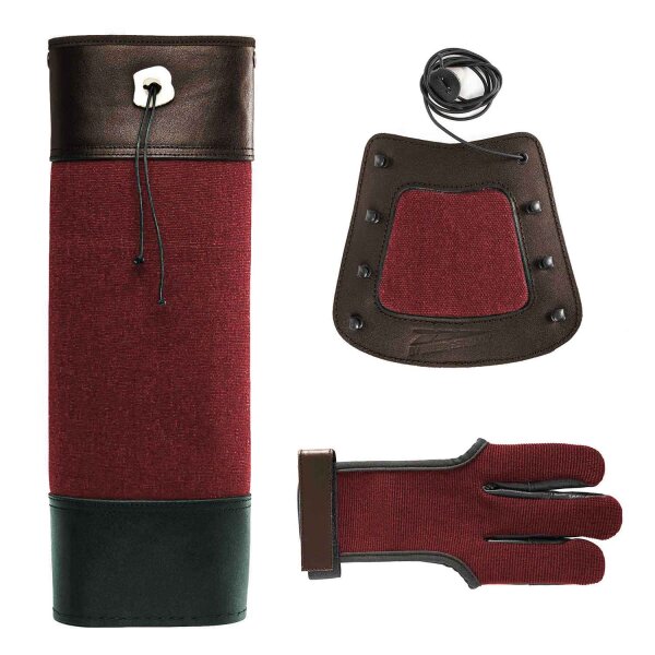 Back quiver set burgundy size M