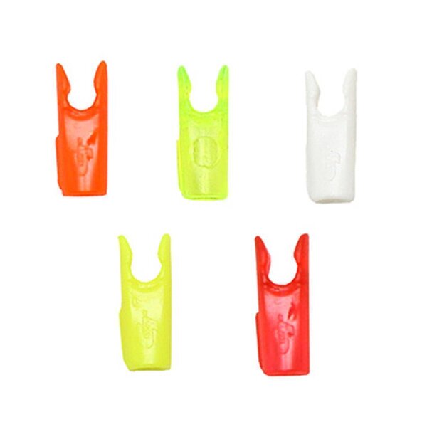 12er Pack Gold Tip - Pin Nocke GT Pin Nocks - Standard Farbe Gold Tip Nocke fluoreszierend rot