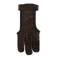 Schießhandschuh Indigo Baumwolle & Leder Größe S